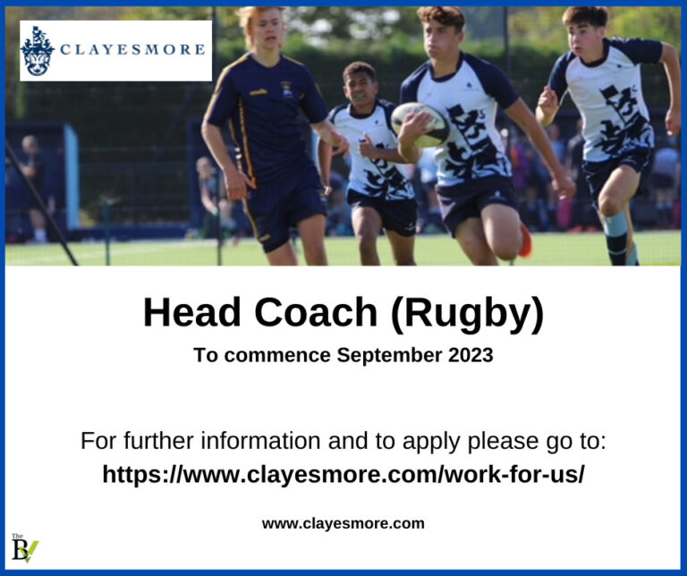 Head Coach (Rugby) | Clayesmore School