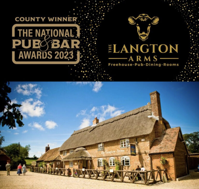 Langton Arms Awarded County Winner in National Pub Awards