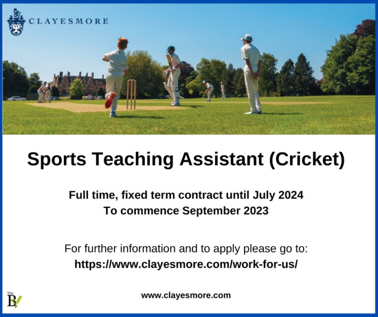 Sports Teaching Assistant (Cricket) | Clayesmore School