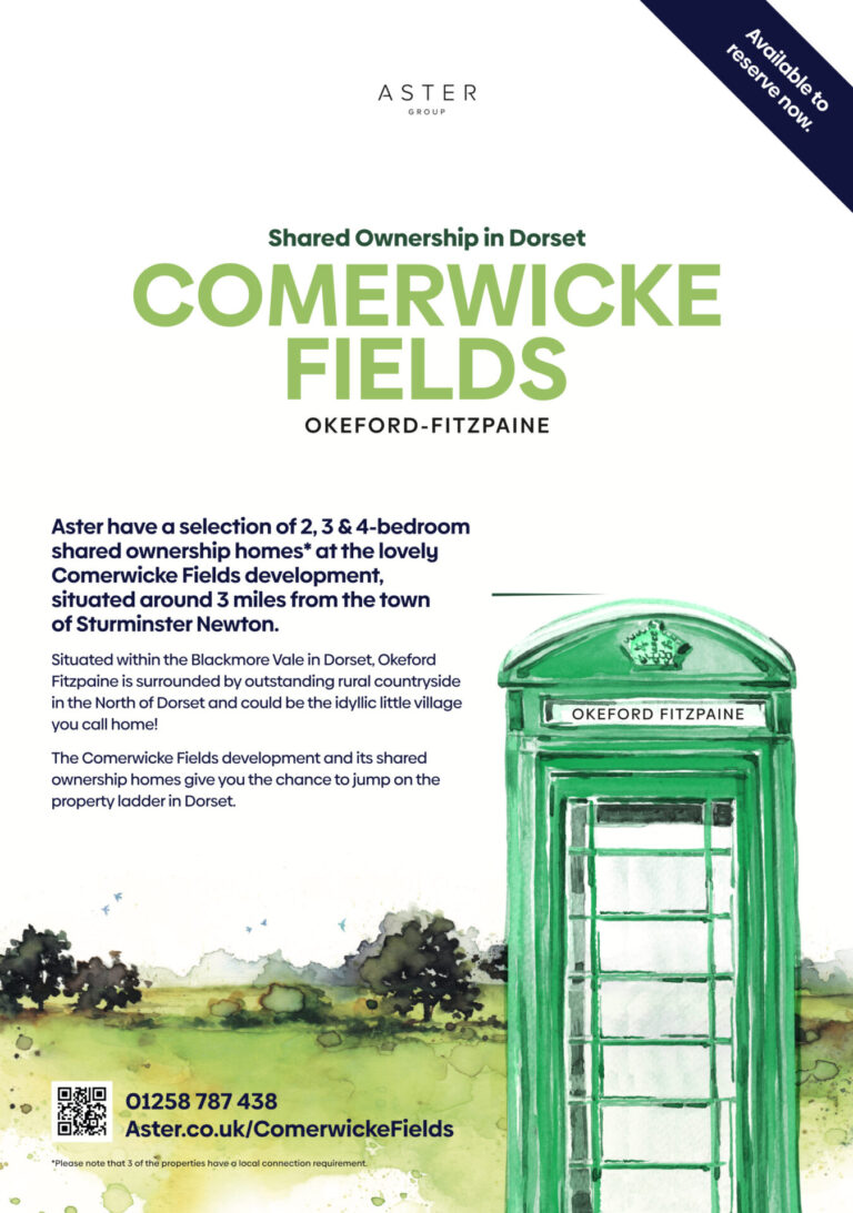 Shared Ownership in Dorset – COMERWICKE FIELDS OKEFORD-FITZPAINE