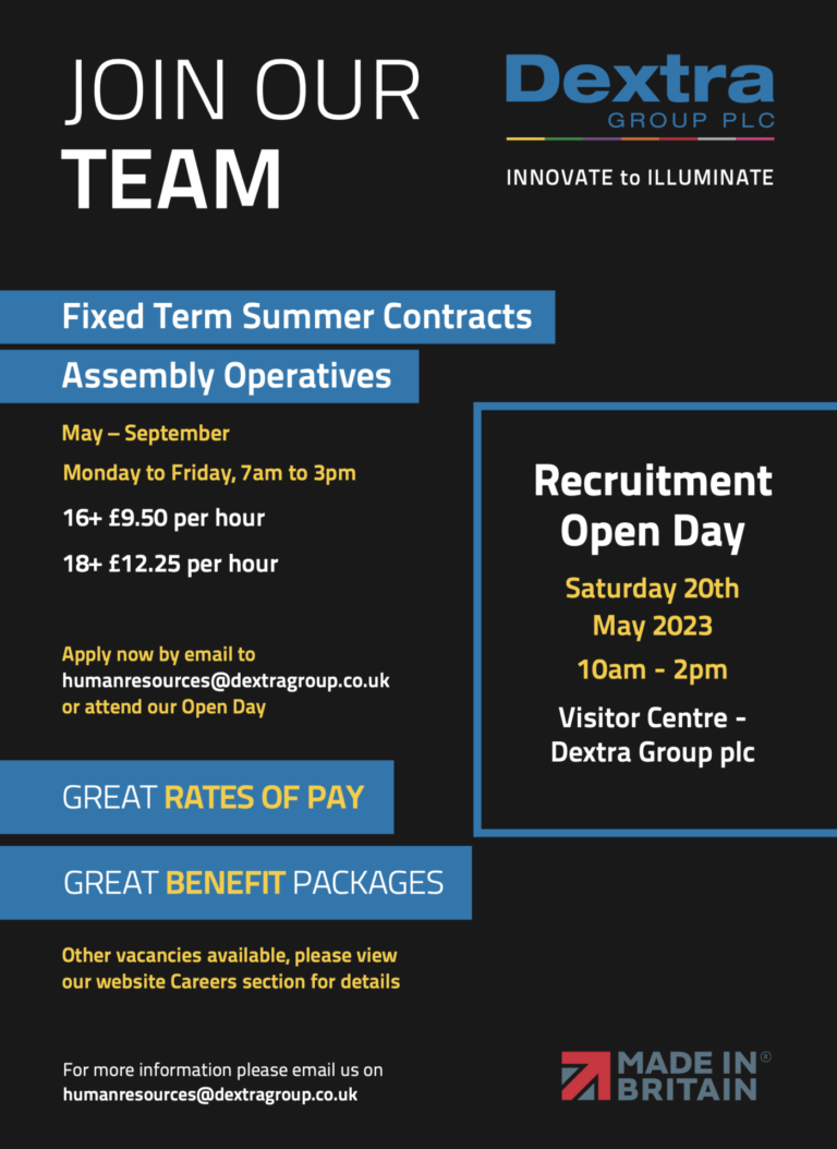 Recruitment Open Day | Dextra Group PLC