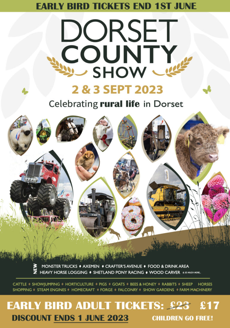 DORSET COUNTY SHOW 2023 Early bird tickets