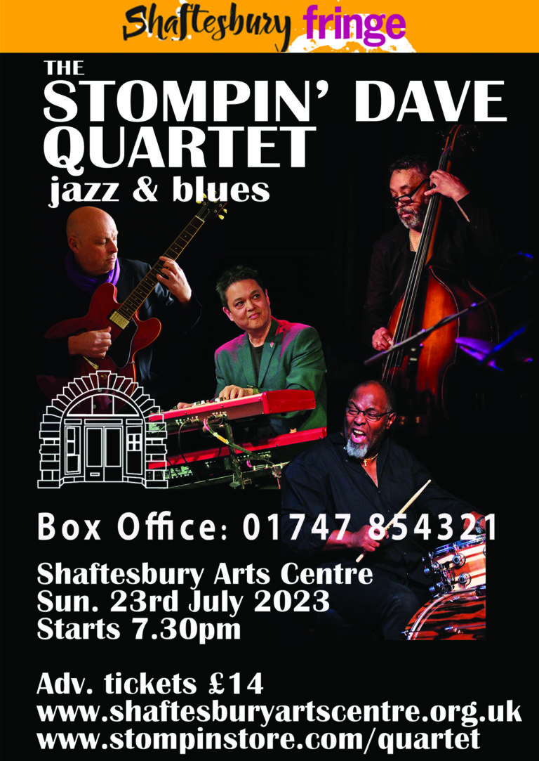 Stompin’ Dave Quartet at Shaftesbury Arts Centre 2023