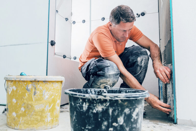 My bathroom tiler has let me down