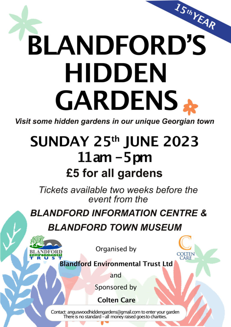 BLANDFORD’S HIDDEN GARDENS