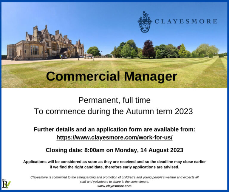 Commercial Manager | Clayesmore School