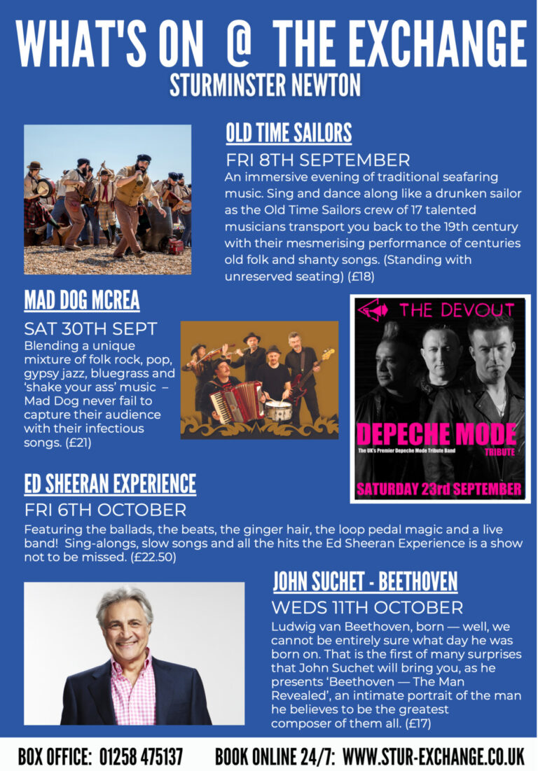 What’s on at The Exchange in September 2023