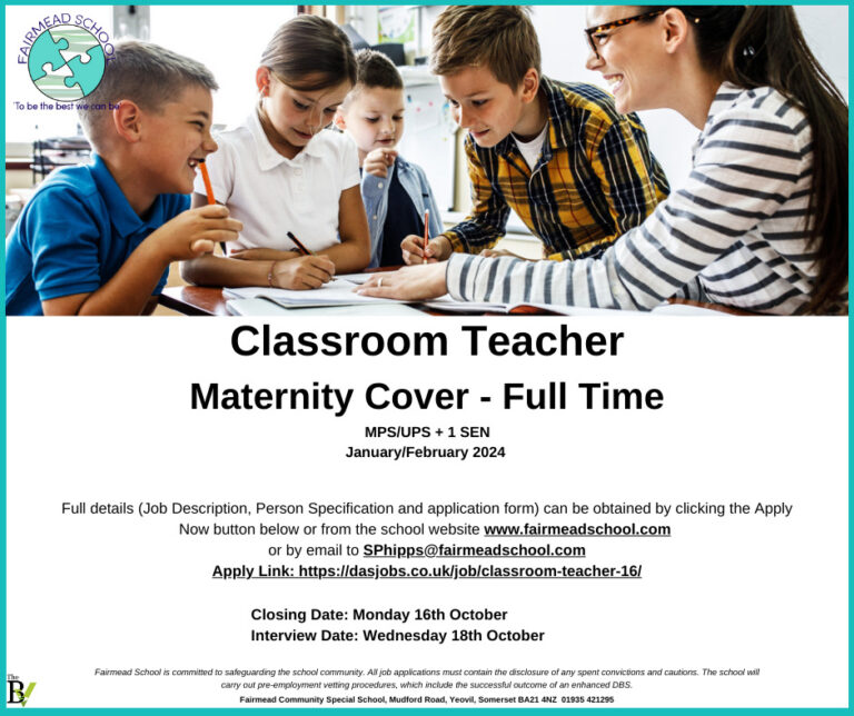 Classroom Teacher – Maternity Cover – Full Time | Fairmead School