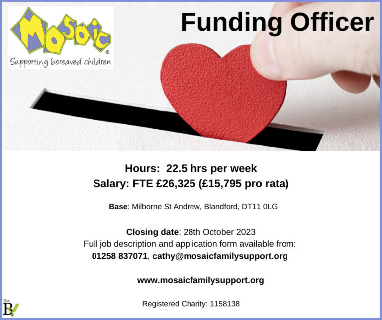 Funding Officer | Mosaic – Supporting Bereaved Children