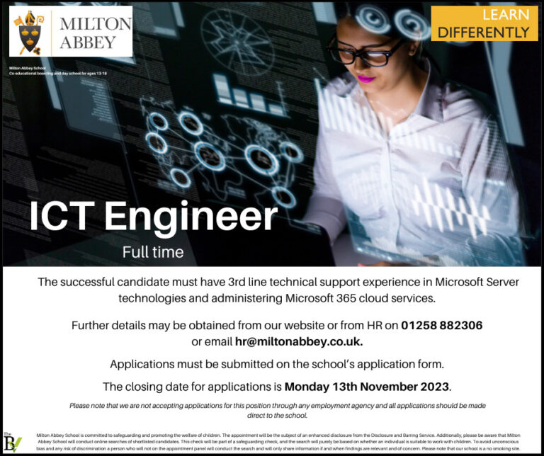 ICT Engineer | Milton Abbey School