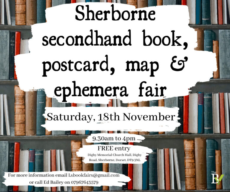 Sherborne secondhand book, postcard, map and ephemera fair