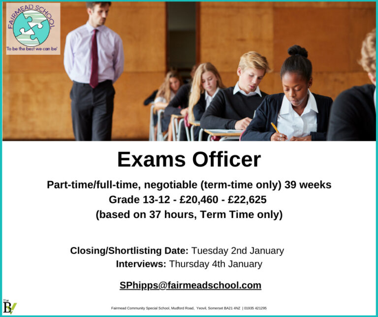 Exams Officer | Fairmead Community Special School