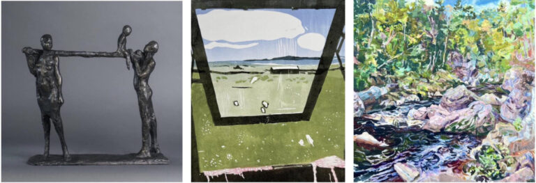 A painter, a print maker and a sculptor walk into a barn …