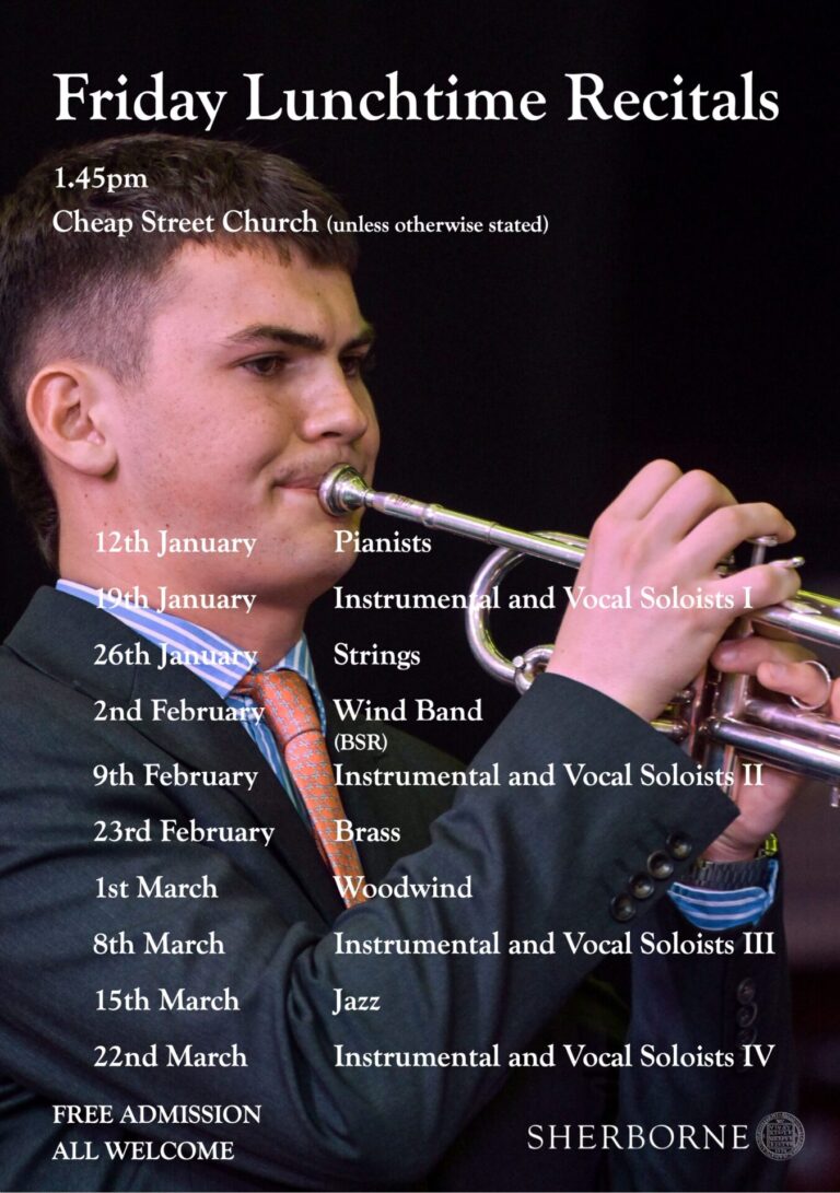 Friday Lunchtime Recitals | Sherborne School