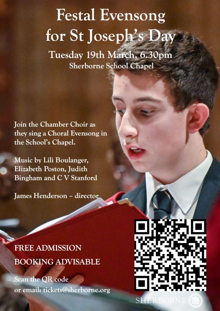 Festal Evensong for St Joseph’s Day | Sherborne School