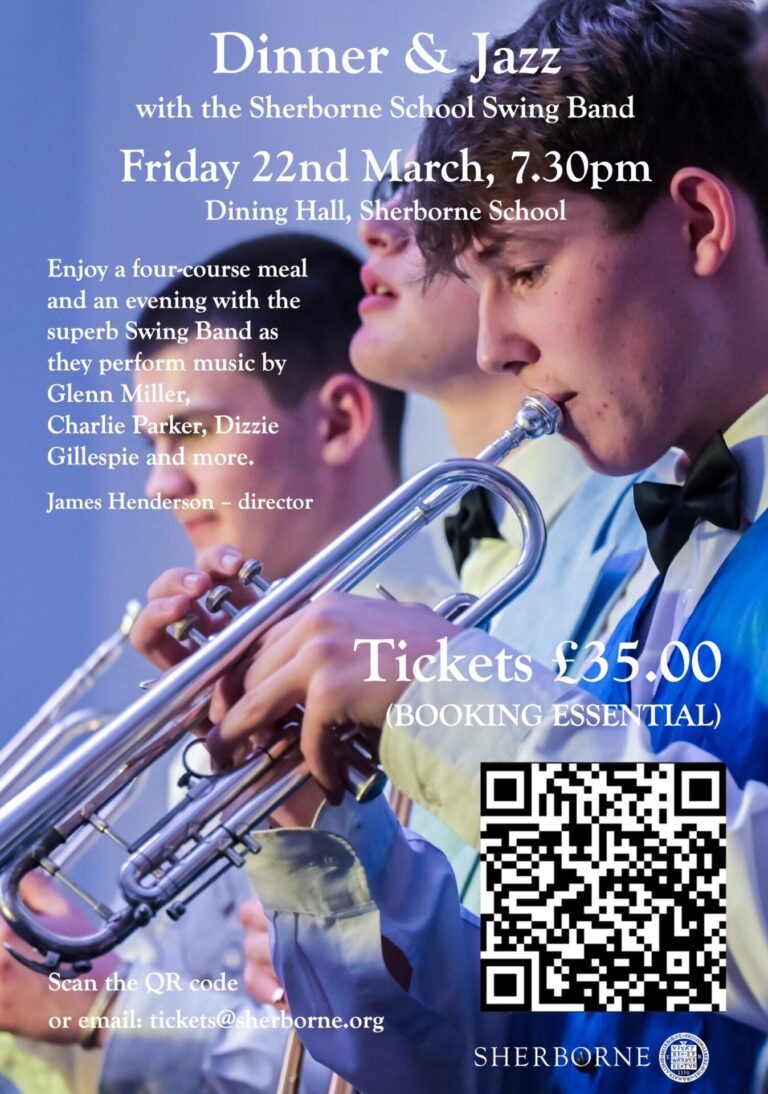 Dinner & Jazz with the Sherborne School Swing Band