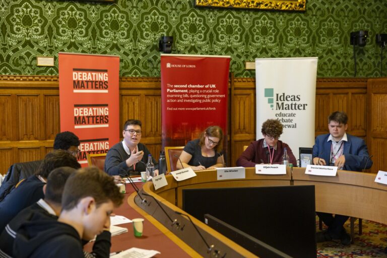 Gillingham School students debate in parliament
