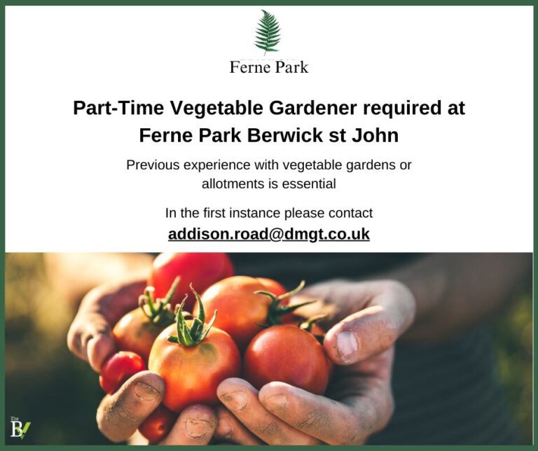 Part-Time Experienced Vegetable Gardener | Ferne Park
