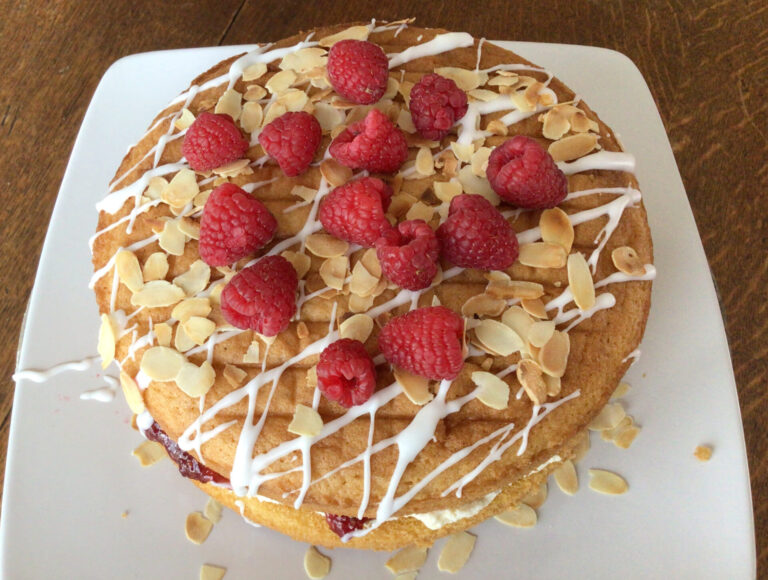 Christine’s Almond & Raspberry Sponge