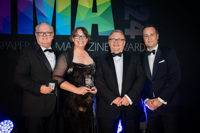 BV Magazine leadership receiving CE-NMAs-2024 award