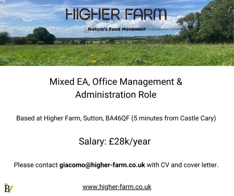 Mixed EA, Office Management & Administration Role | Higher Farm Group