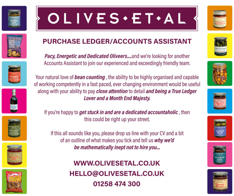 PURCHASE LEDGER/ACCOUNTS ASSISTANT | Olives Et Al, Sturminster Newton