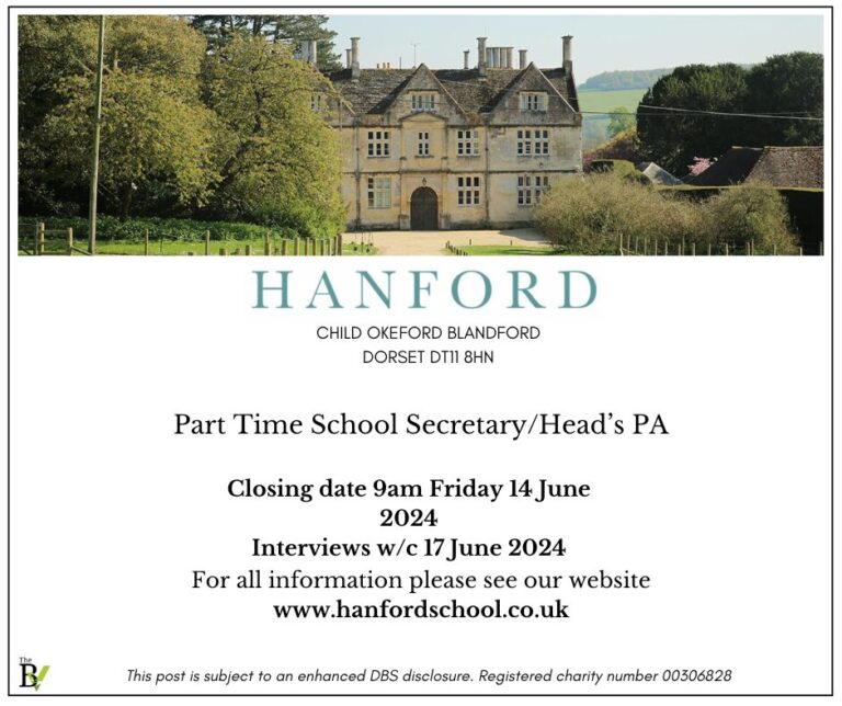 Part Time School Secretary/Head’s PA | Hanford School