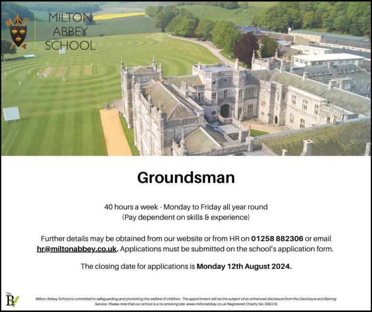 Groundsman | Milton Abbey School