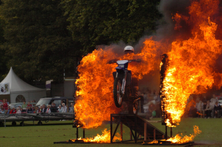 Stunts and spectacles at Dorset County Show