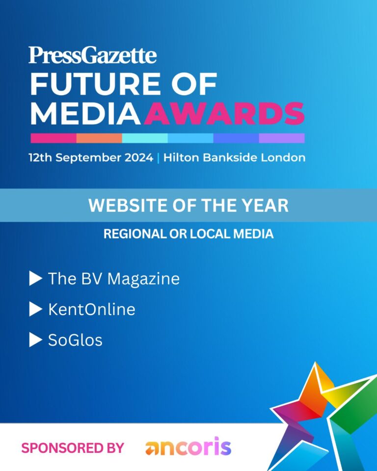 BV Magazine shortlisted for another national award!