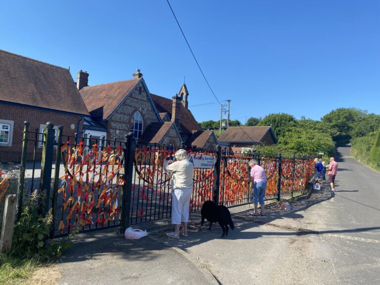 Village rallies to save historic school