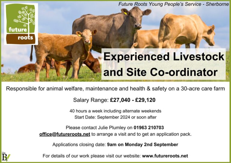 Experienced livestock and site co-ordinator | Future Roots