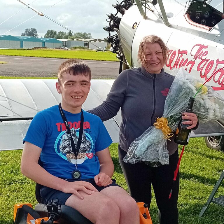 Walking the wing for Alfie!