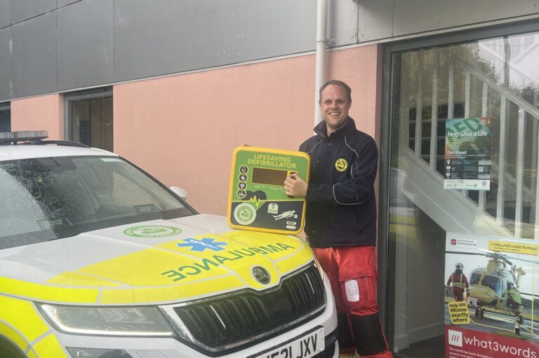 Dorset and Somerset Air Ambulance Launches Community Defibrillator Package to Save Lives
