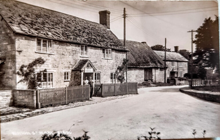 Hinton St Mary : Then and Now