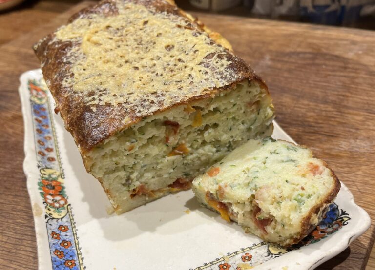 The inviting taste of a savoury cake