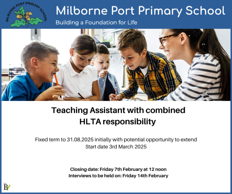 Teaching Assistant with combined HLTA responsibility at Milborne Port Primary School