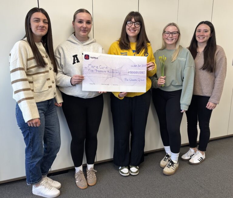 Wessex Group raises £5,000 for Marie Curie