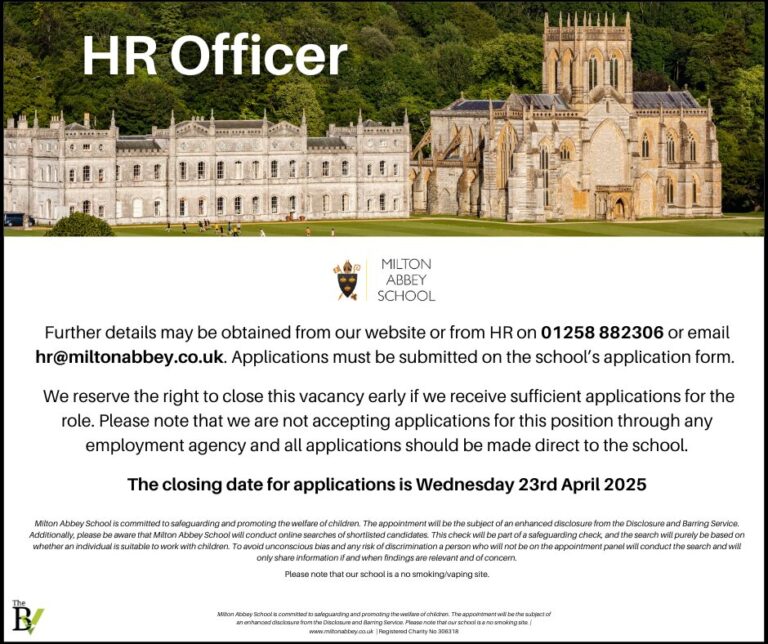 HR Officer | Milton Abbey School