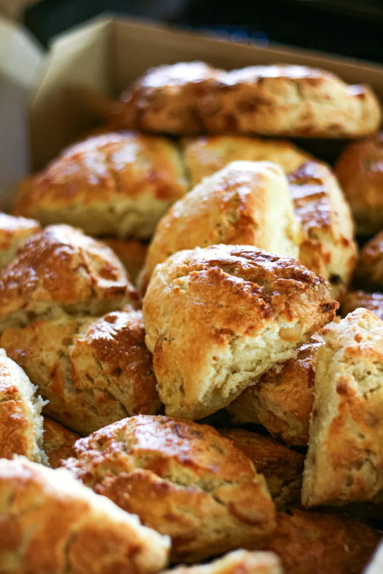 Cheese and onion scones