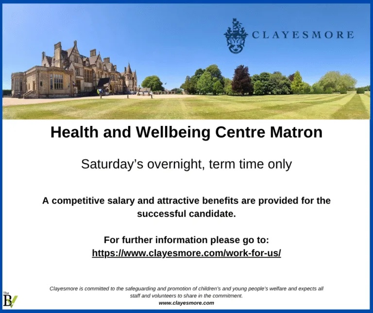 Health and Wellbeing Centre Matron | Clayesmore school