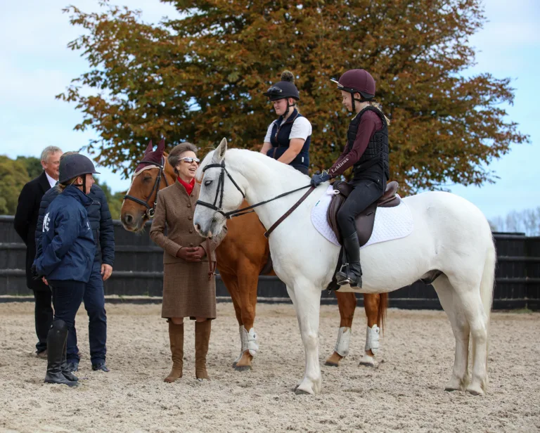 Princess Royal visits Dorset riding centre championing young people