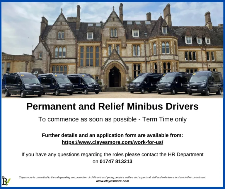 Permanent and Relief Minibus Drivers – Clayesmore School