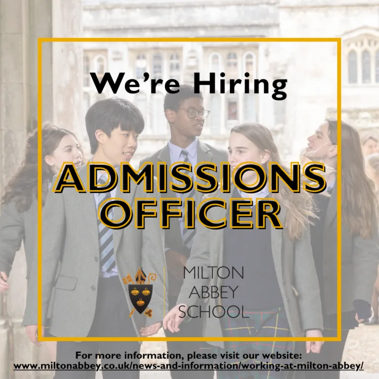 Admissions Officer | Milton Abbey School