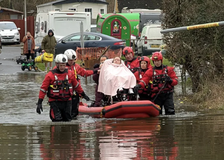 Dorset under water